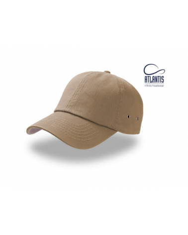 Casquette américaine 6 pans Khaki – Mixte, Coton & Réglable