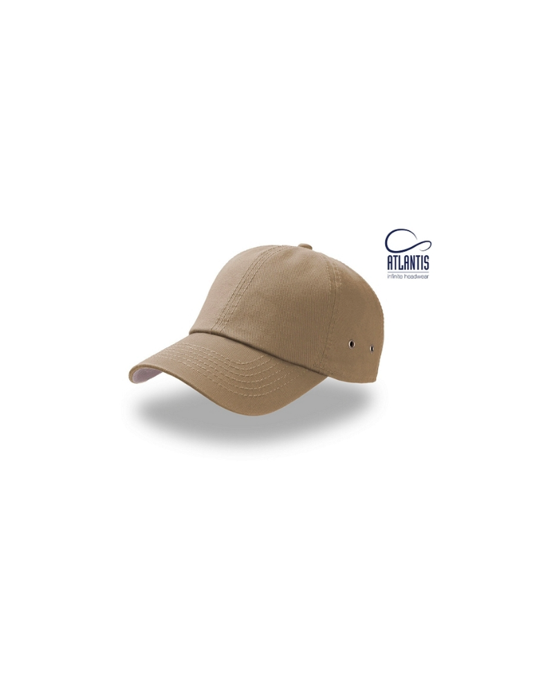 Casquette américaine 6 pans Khaki – Mixte, Coton & Réglable