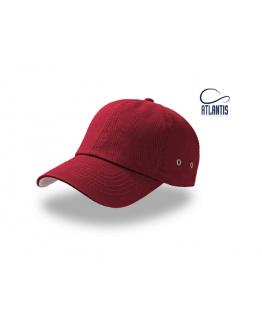 Casquette américaine 6 pans Bordeaux – Mixte, Coton & Réglable