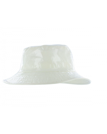 Chapeau de pluie forme bob pour femme coloris Ecru - Chapo & Co