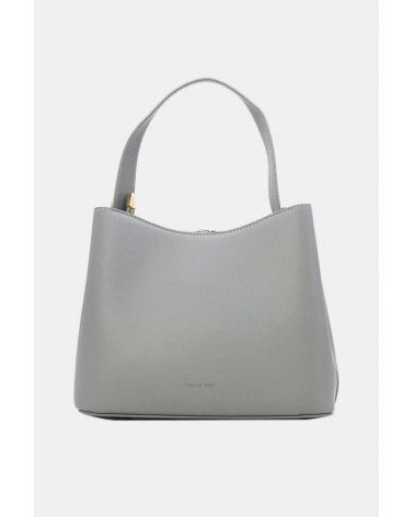 Sac Seau Gris Effet Tressé – Élégant & Polyvalent | Chapo & Co
