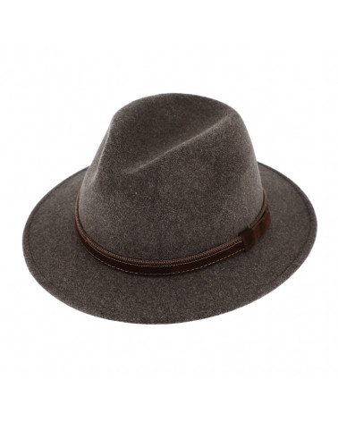 Fedora Denver – Chapeau Feutre Homme Élégant Marron