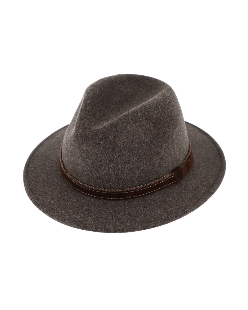 Fedora Denver – Chapeau Feutre Homme Élégant Marron