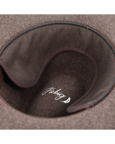 Fedora Denver – Chapeau Feutre Homme Élégant Marron