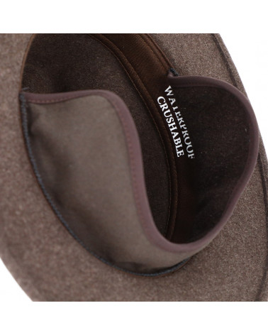 Fedora Denver – Chapeau Feutre Homme Élégant Marron