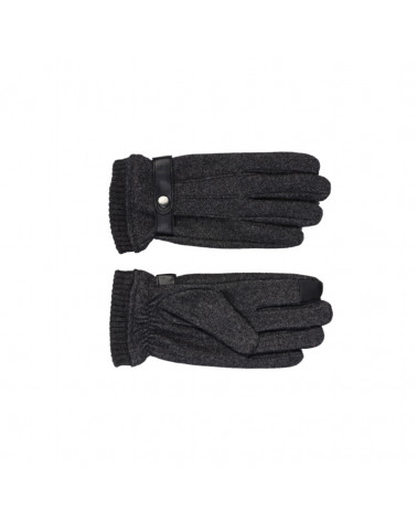 Gants doublés polaire et tactile pour homme coloris gris - Chapo & Co