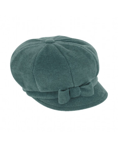 Casquette forme gavroche en polaire coloris menthe - Chapo & co