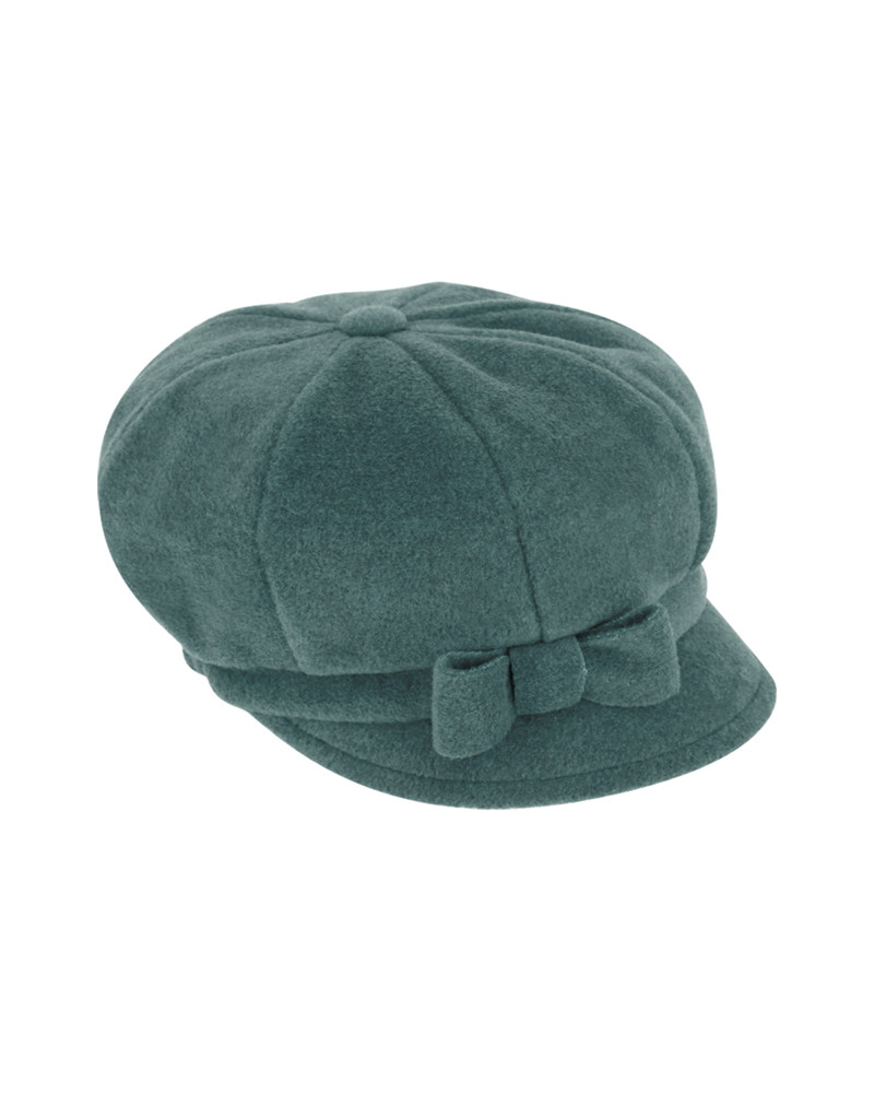 Casquette forme gavroche en polaire coloris menthe - Chapo & co