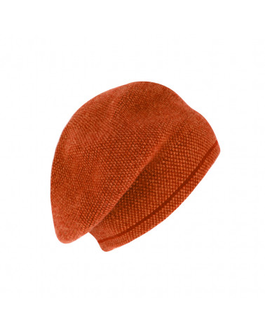 Béret long en laine mélangée cannelle – Style chic et confort pour l’hiver