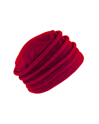 Toque polaire bien chaude pour femme coloris Bordeaux - Chapo & Co