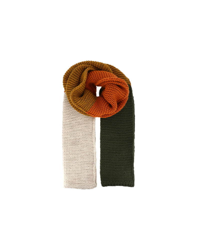 Echarpe classique tricotée mousse 4 couleurs - Chapo & Co
