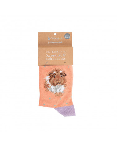 Chaussettes enfant Wrendale par Hannah Dale motif chat - Fibre de bambou T27/31