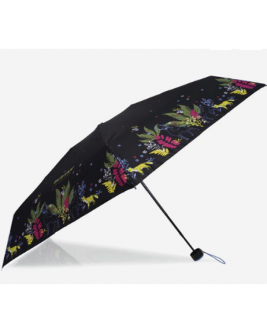 Parapluie Isotoner petit format motifs frise cerf - Chapo & Co