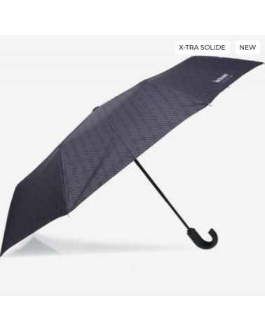 Parapluie homme à motif monogramme Isotoner xtra-solide