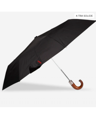 Parapluie homme à uni noir Isotoner xtra-solide
