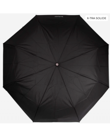 Parapluie homme à uni noir Isotoner xtra-solide