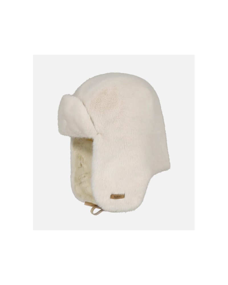 Chapka Barts Bomber femme crème – fausse fourrure douce lucerne