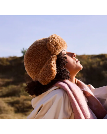 Chapka Barts camel – Bomber Hat femme en fausse fourrure