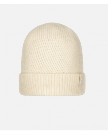 Bonnet femme Barts laine – Maille élégante coloris crème en fibres recyclées