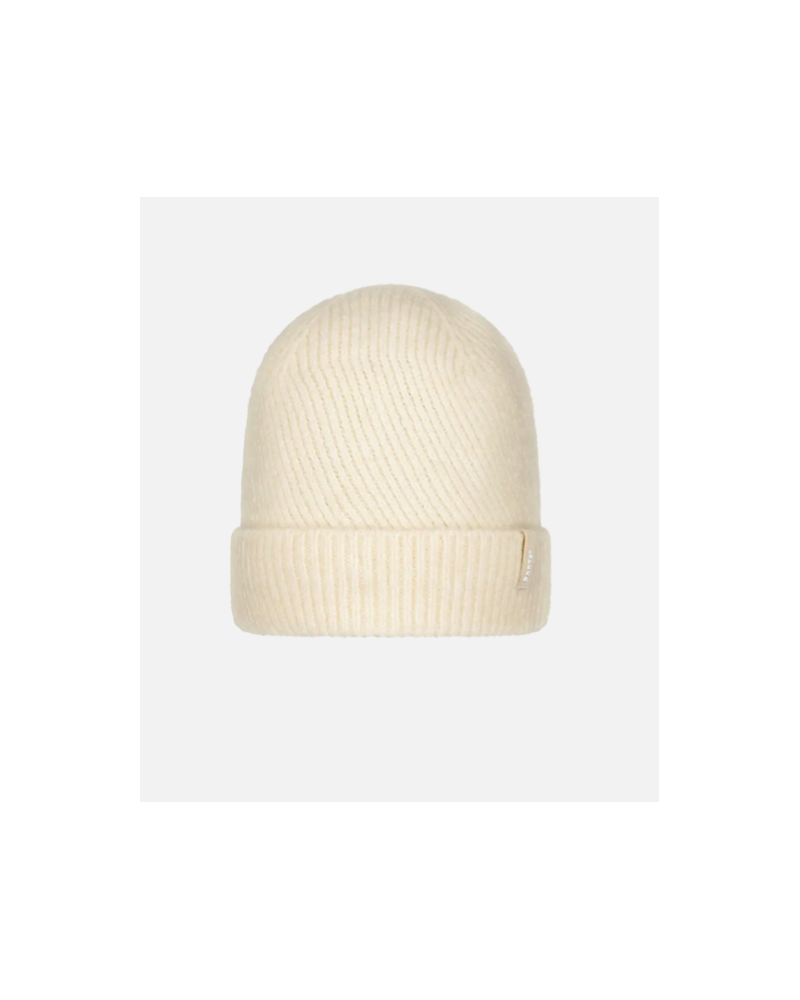 Bonnet femme Barts laine – Maille élégante coloris crème en fibres recyclées
