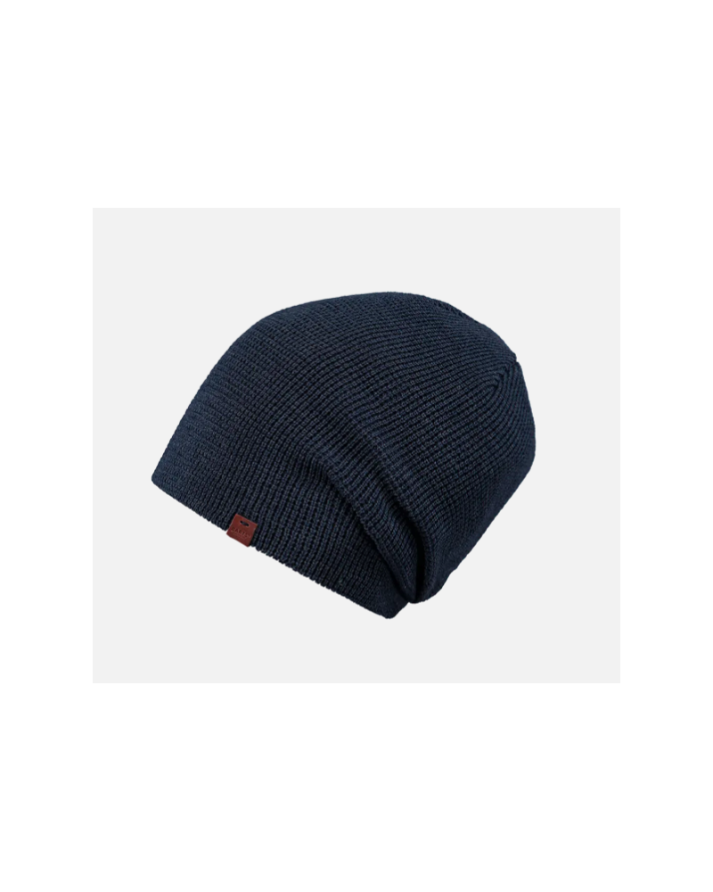 Bonnet homme en tricot modèle Coler coloris marine - Barts
