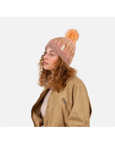 Bonnet tricot avec pompon modèle Catbird coloris Berry - Barts