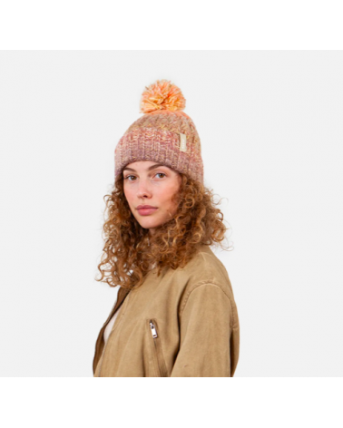 Bonnet tricot avec pompon modèle Catbird coloris Berry - Barts