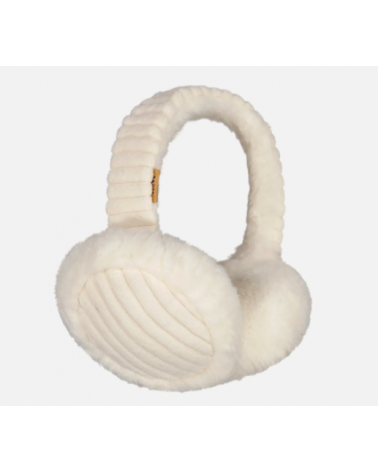 Cache-oreilles Barts coloris écru  – Bandeau large à motif tissé