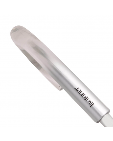 Parapluie canne forme cloche Isotoner transparent Héron cendré