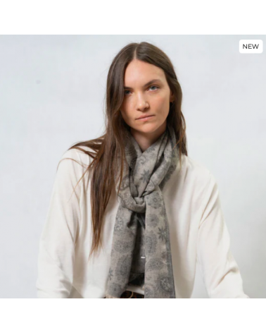 Écharpe mixte motif cachemire Soft Touch – douceur et élégance