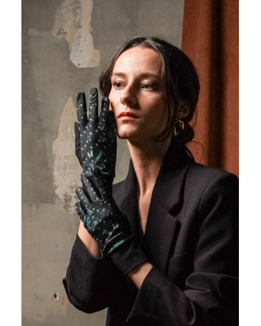 Gants tactiles microfibres Made in France modèle Clochette - FST Brokante