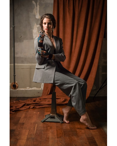 Gants tactiles microfibres Made in France modèle Gaïane - FST Brokante