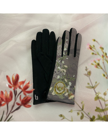 Gants tactiles en laine made in France modèle Cléopatre - FST Brokante