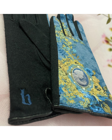 Gants tactiles en laine made in France modèle Naïade - FST Brokante