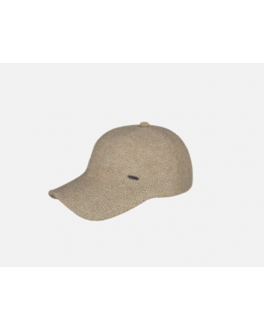 Casquette de baseball hiver femme coloris beige modèle Eyllin - Chapo & Co Casquette de baseball hiver femme coloris beige modèle Eyllin - Chapo & Co