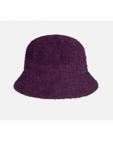 Chapeau forme bob en fausse fourrure coloris aubergine - Barts