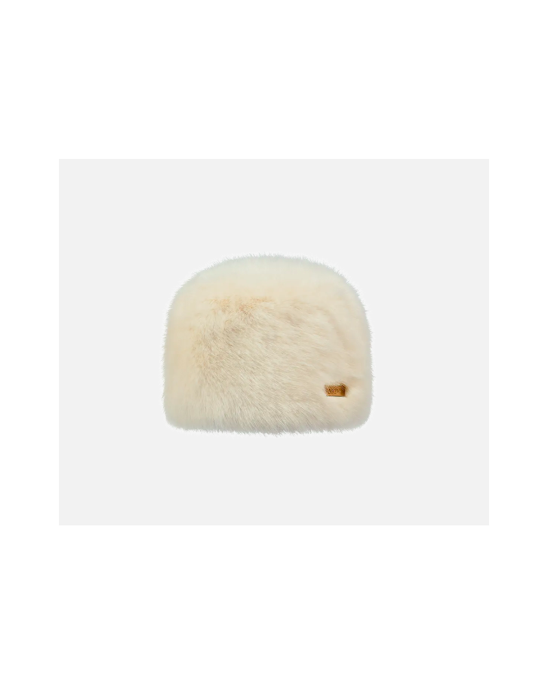 Toque hiver femme en fausse fourrure modèle Josh coloris blanc - Barts