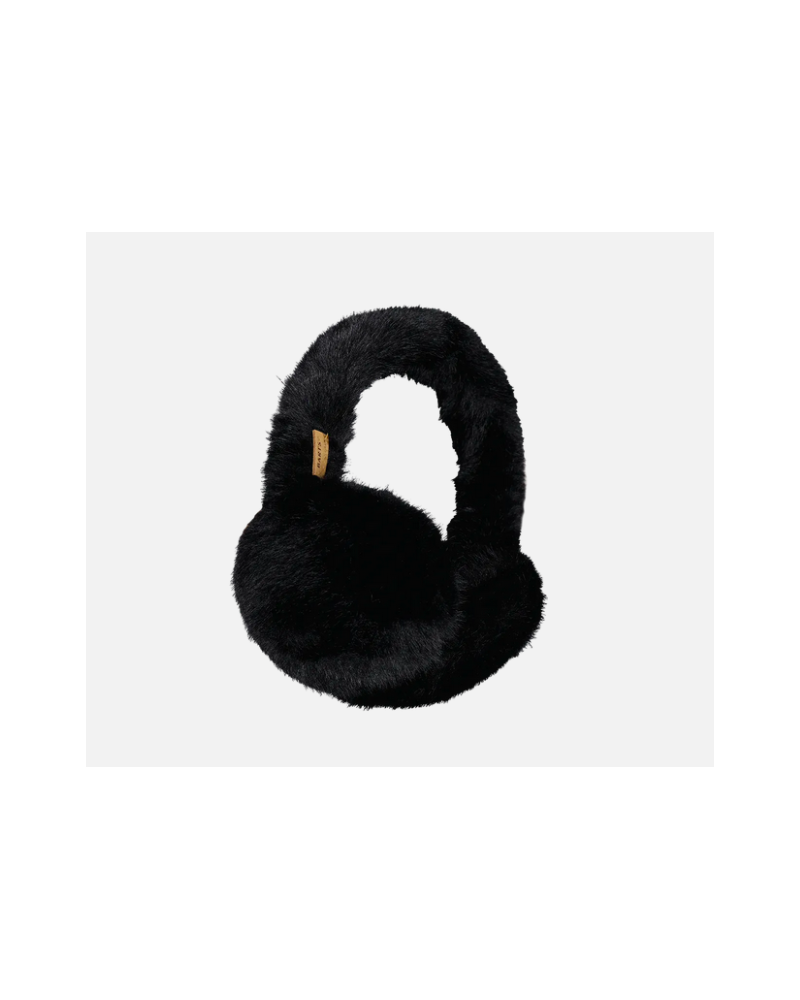 Cache-oreilles réglable XXL en fourrure coloris noir Barts - Chapo & Co