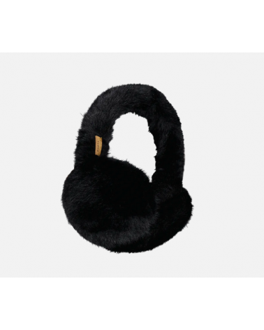 Cache-oreilles réglable XXL en fourrure coloris noir Barts - Chapo & Co