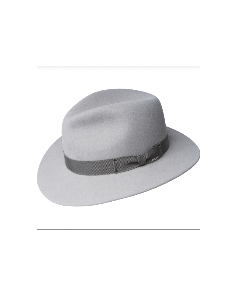 Chapeau traveller en feutre modèle Curtis coloris Gris perle - Bailey
