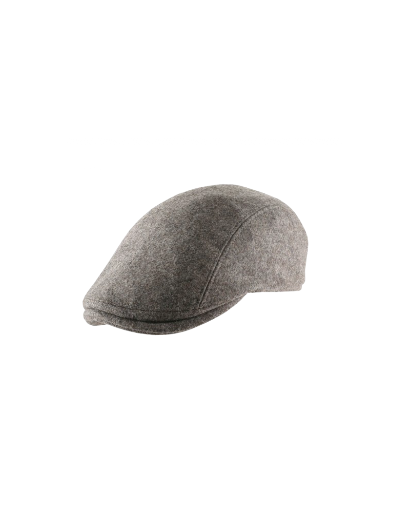Casquette Plate Loden Pliable en Laine Vierge – Déperlante & Doublée Coton