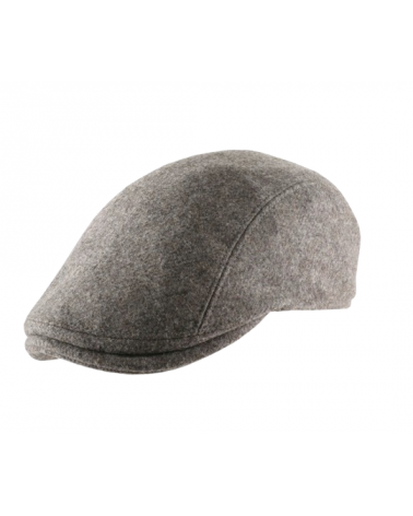 Casquette Plate Loden Pliable en Laine Vierge – Déperlante & Doublée Coton