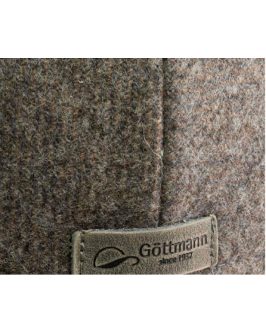 Casquette Plate Loden Pliable en Laine Vierge – Déperlante & Doublée Coton