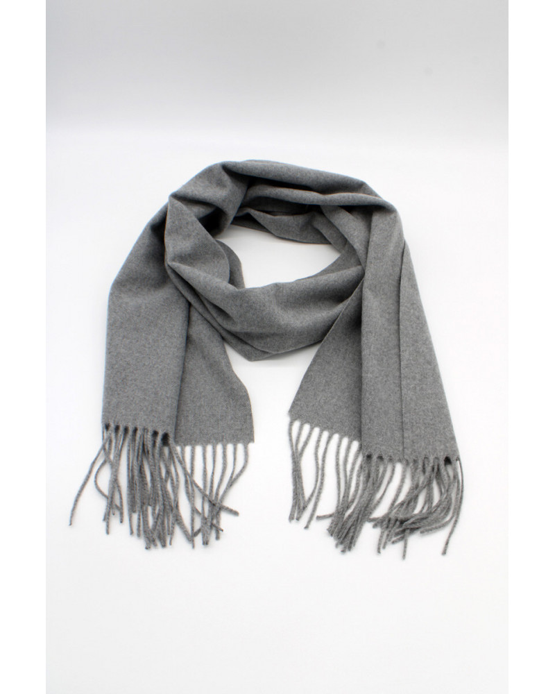 Echarpe au toucher cachemire très douce coloris gris - Chapo & Co