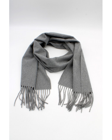 Echarpe au toucher cachemire très douce coloris gris - Chapo & Co