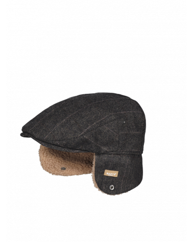 Casquette Plate Hiver avec doublure chaude et cache-oreilles Monzonite – Style Classique