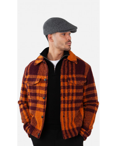 Casquette plate en maille Alvadey anthracite – Style élégant & confort quotidien