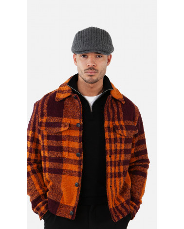 Casquette plate en maille Alvadey anthracite – Style élégant & confort quotidien