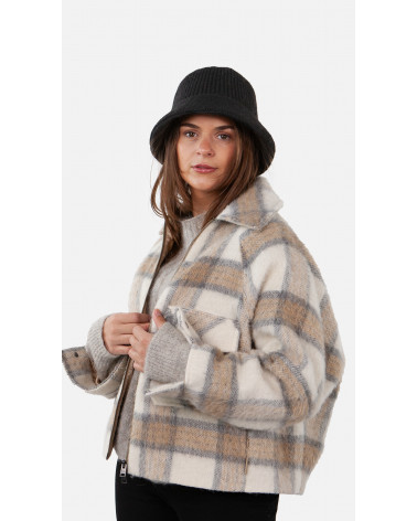 Chapeau femme forme bob coloris noir en tricot Matale - Chapo & Co