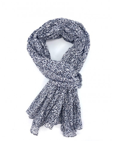 Foulard chic en coton indien pour homme coloris gris - Chapo & Co